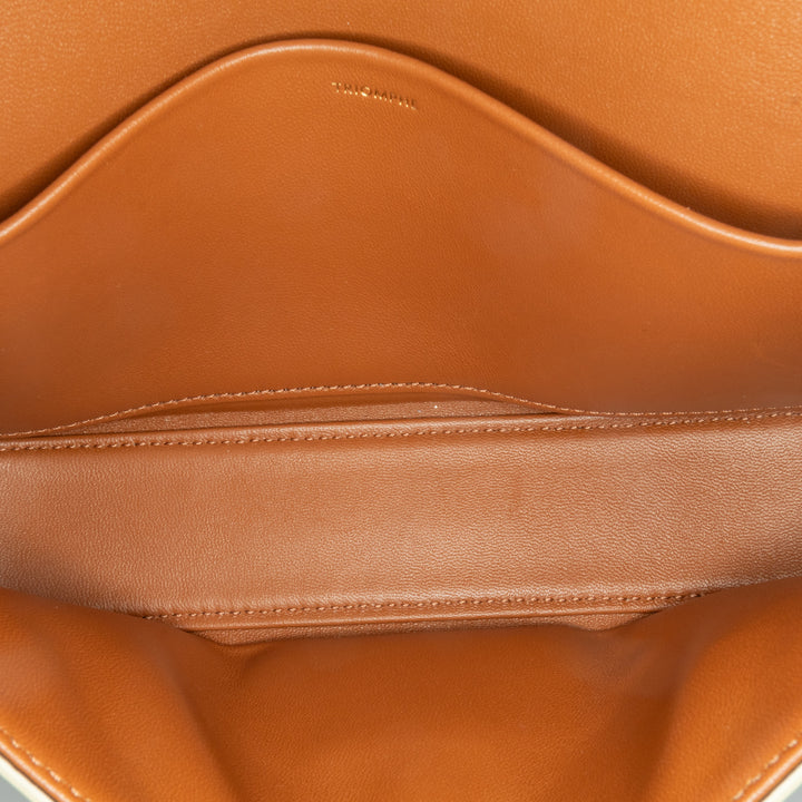 Celine Triomphe Coated Toile Claude Sac bandoulière Blanc