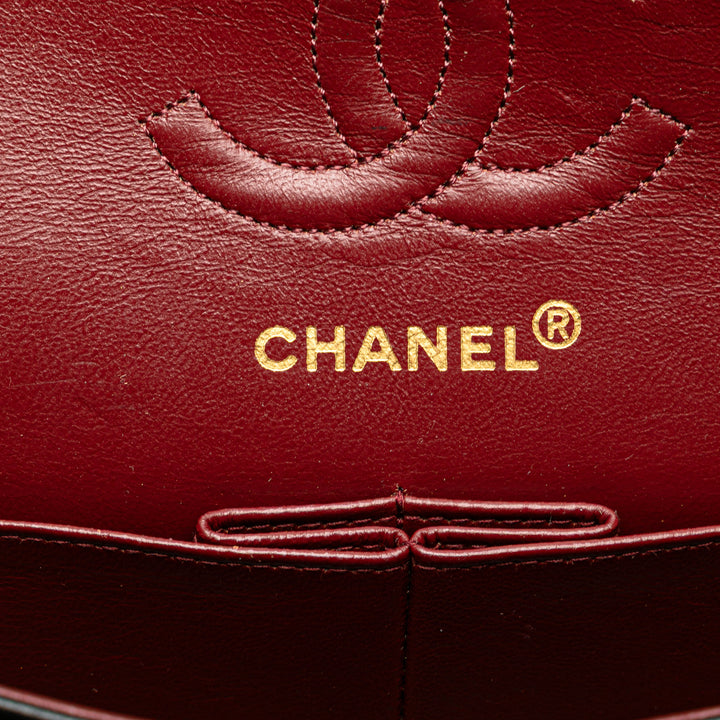 Chanel Small Classic Cuir d’agneau Double rabat Noir