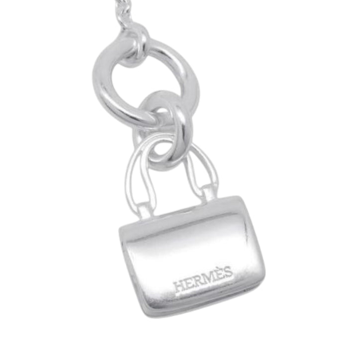 Hermès Sterling Argenté Amulettes Constance Bracelet Argenté