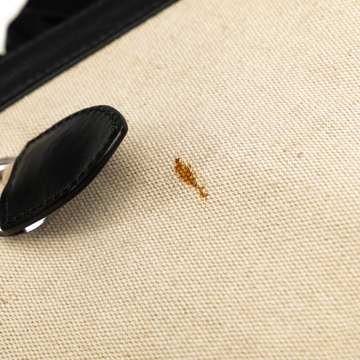 Jil Sander Canvas Sombrero Satchel Brown - gabyparis.fr