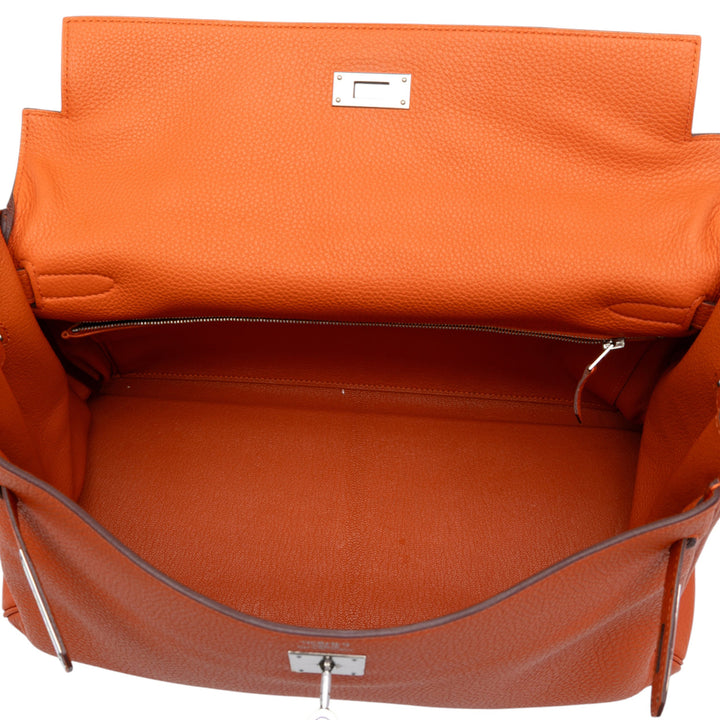 Hermès Togo Kelly II Retourne 35 Orange – GABY PARIS Authentique