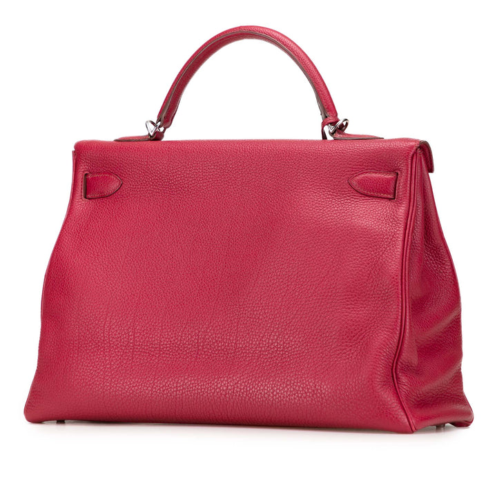 Hermès Togo Kelly II Retourne 40 Rouge – GABY PARIS Authentique