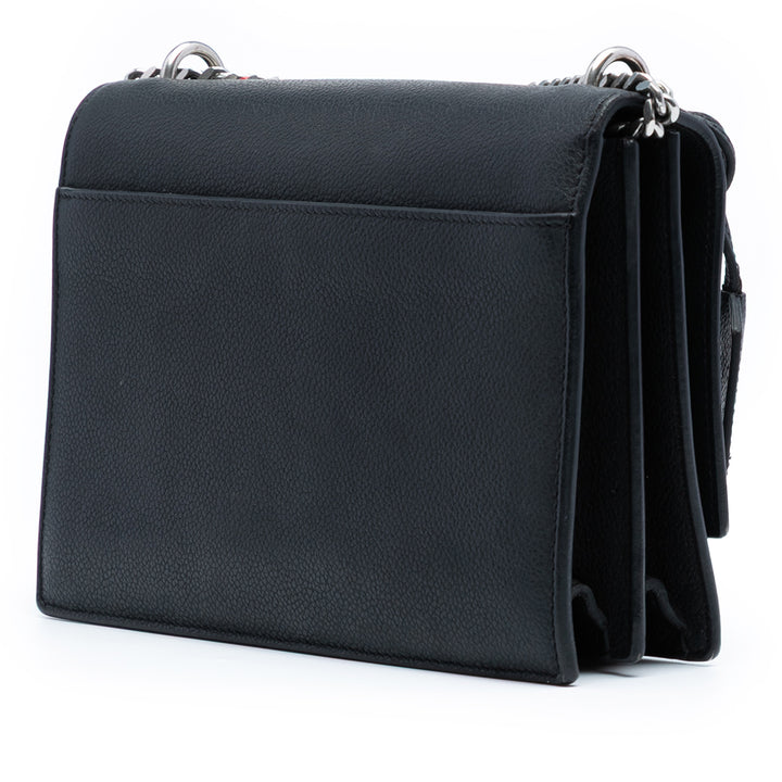 Saint Laurent Medium Grained Cuir de veau Monogram Sunset Sac porté croisé Noir – GABY PARIS Authentique