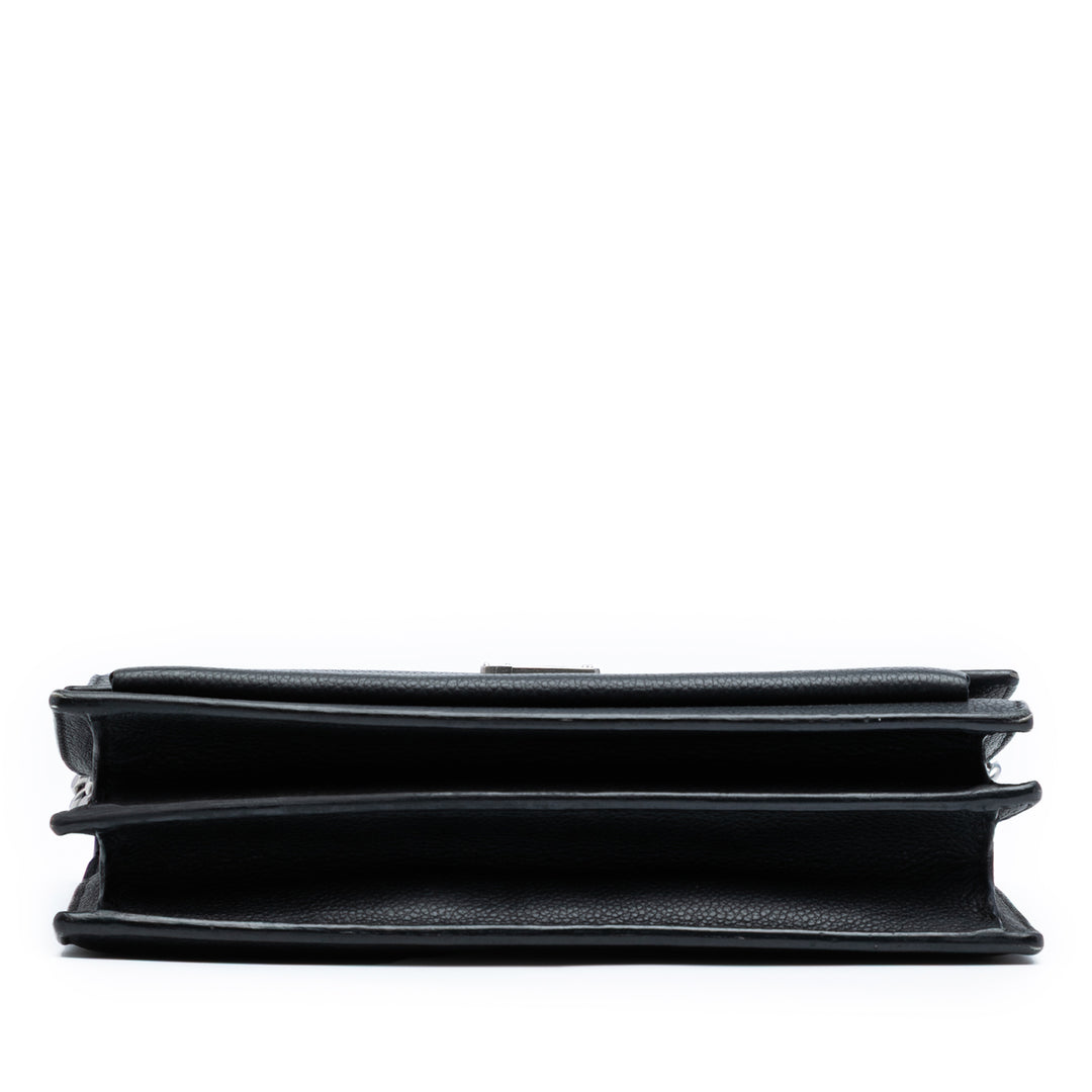 Saint Laurent Medium Grained Cuir de veau Monogram Sunset Sac porté croisé Noir – GABY PARIS Authentique