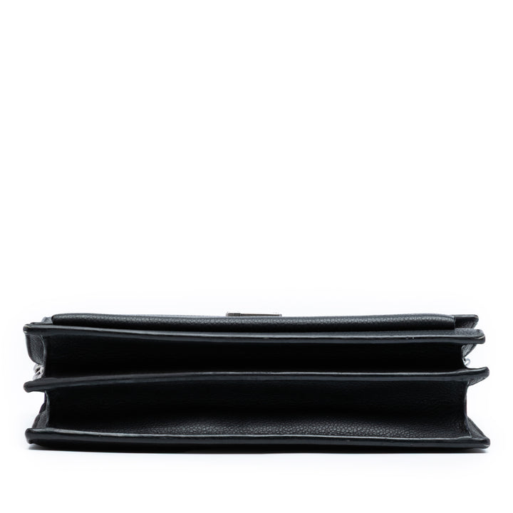 Saint Laurent Medium Grained Cuir de veau Monogram Sunset Sac porté croisé Noir – GABY PARIS Authentique