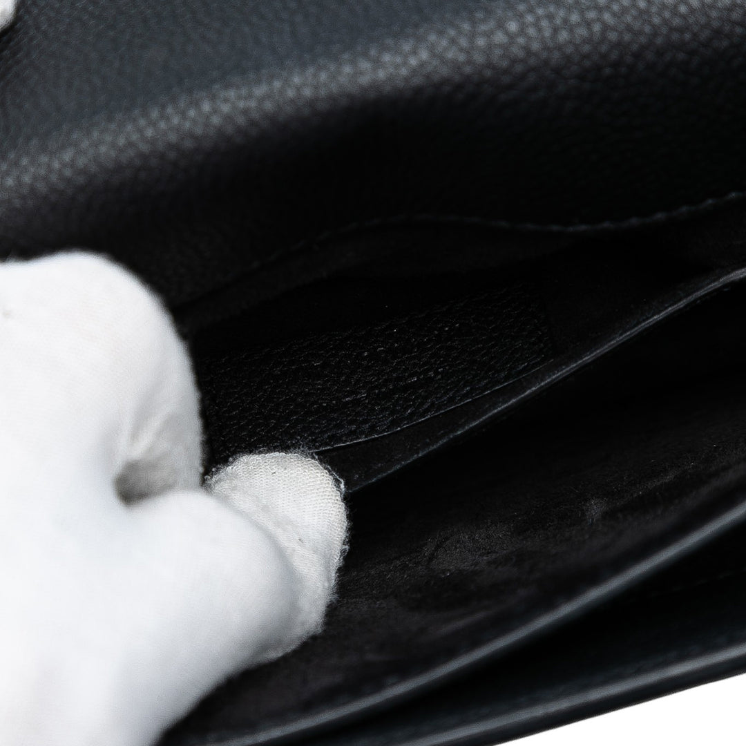 Saint Laurent Medium Grained Cuir de veau Monogram Sunset Sac porté croisé Noir – GABY PARIS Authentique