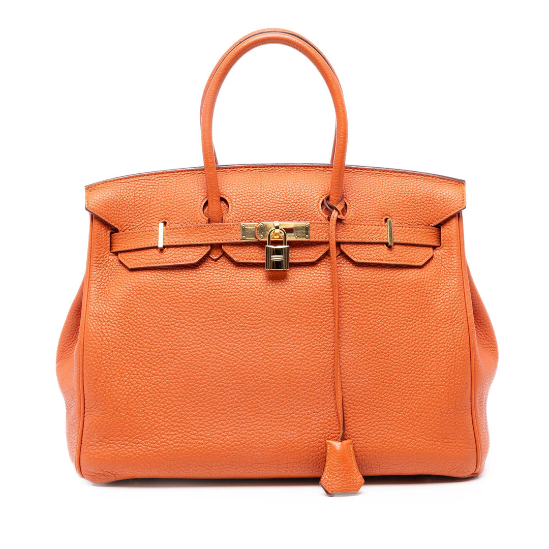 Hermès Togo Birkin Retourne 35 Orange – GABY PARIS Authentique