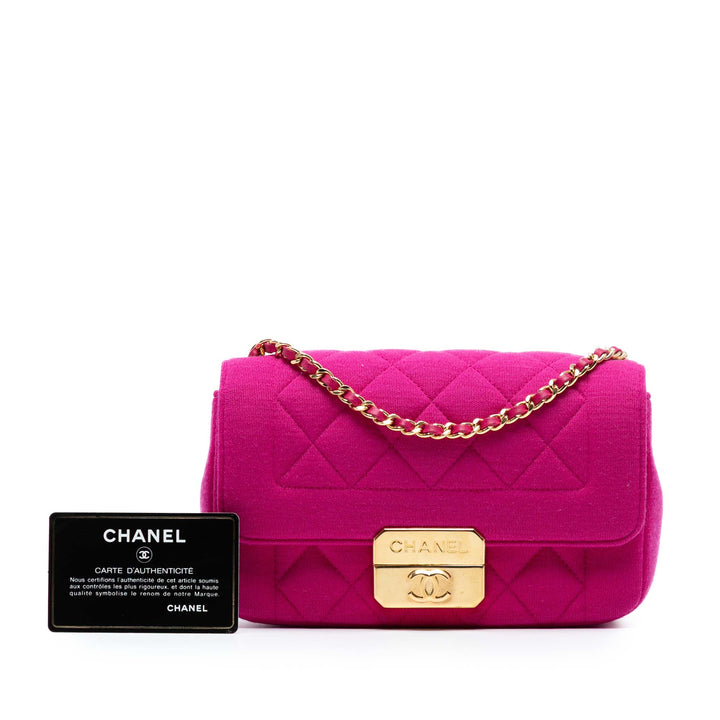 Chanel Mini Jersey Chic With Me Flap Rose – GABY PARIS Authentique