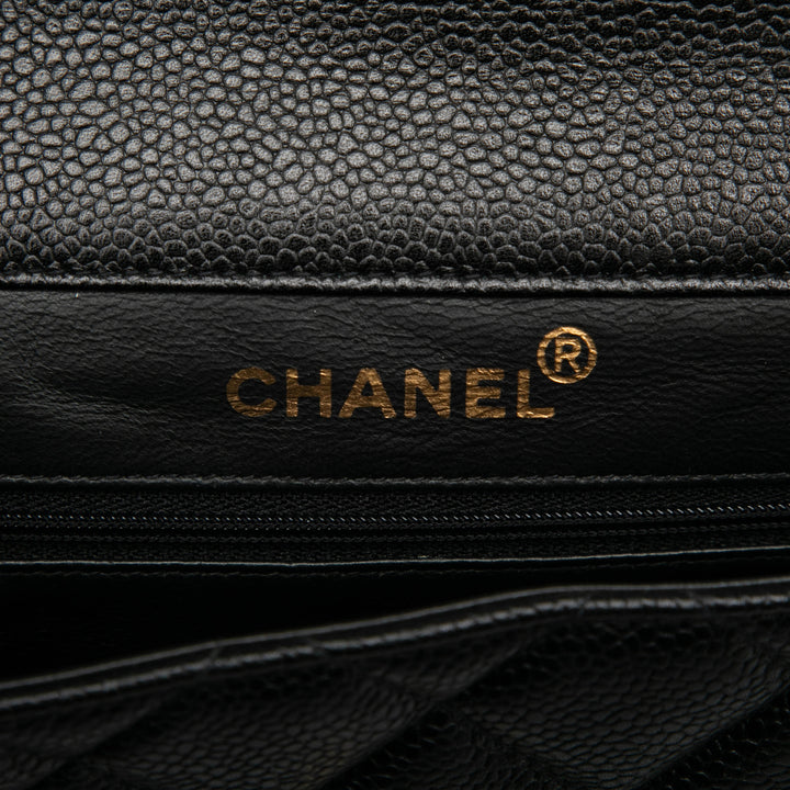 Chanel Jumbo Quilted Caviar Double Sided Flap Noir – GABY PARIS Authentique