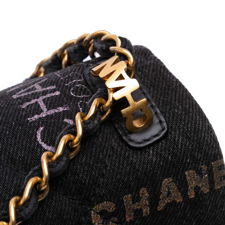 Chanel Medium Quilted Denim Mood Flap Noir – GABY PARIS Authentique