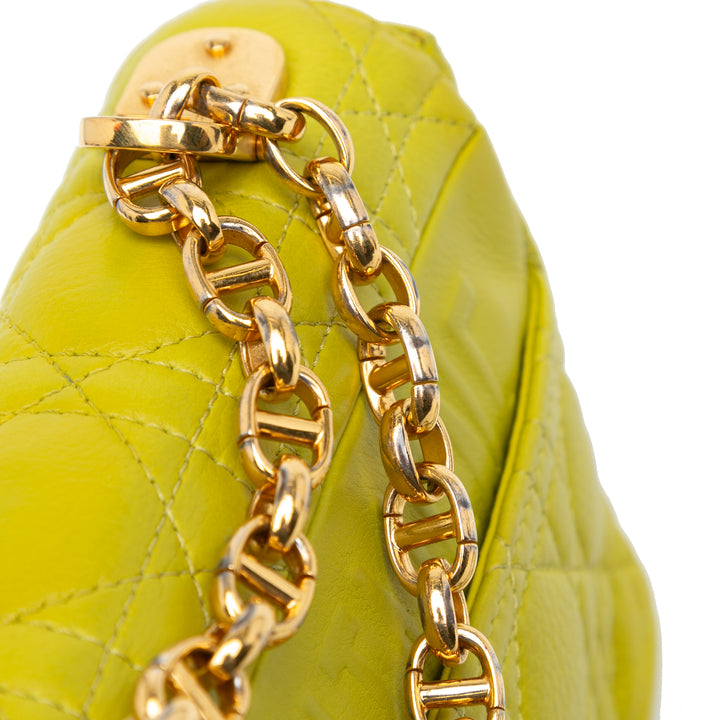 Dior Small Calfskin Cannage Caro Bag Yellow - gabyparis.fr