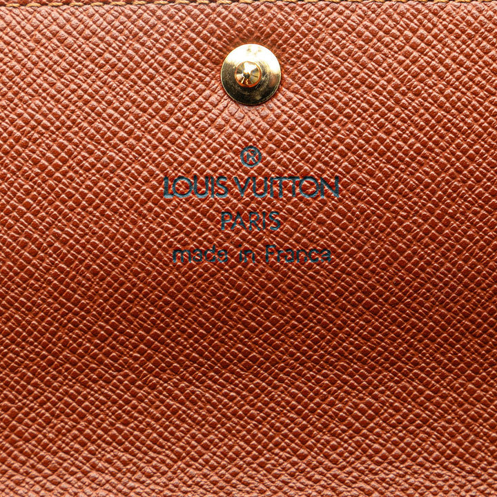 Louis Vuitton Monogram Sarah Long Wallet Brown - gabyparis.fr