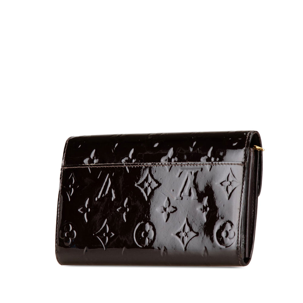 Louis Vuitton Monogram Vernis Sarah Wallet NM Purple - gabyparis.fr