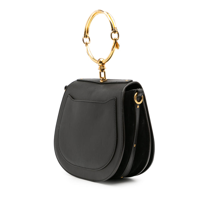 Chloé Medium Cuir Nile Bracelet Sac cartable Noir – GABY PARIS Authentique