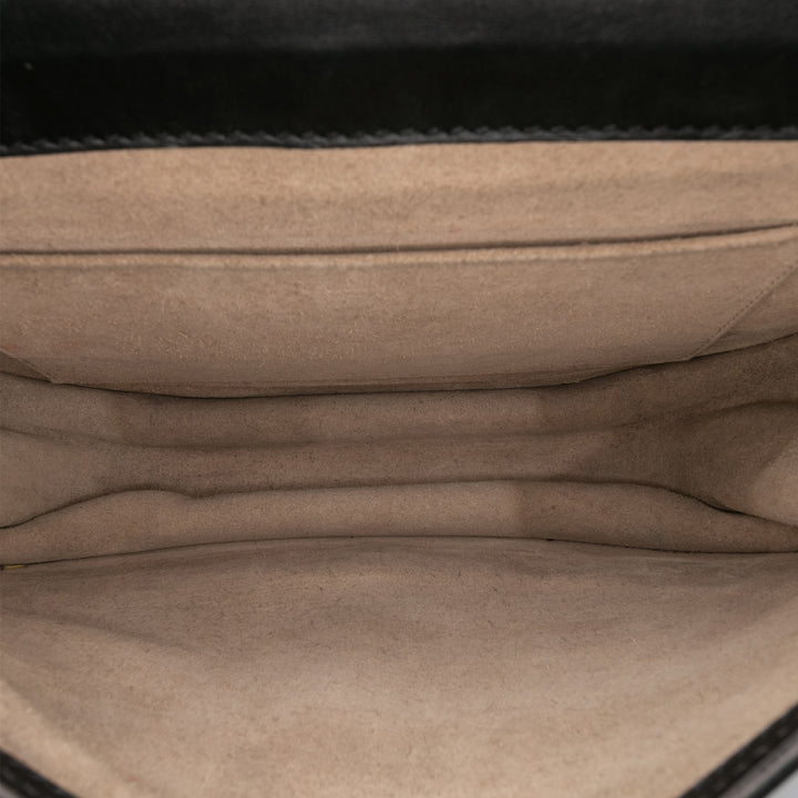 Chloé Medium Cuir Nile Bracelet Sac cartable Noir – GABY PARIS Authentique