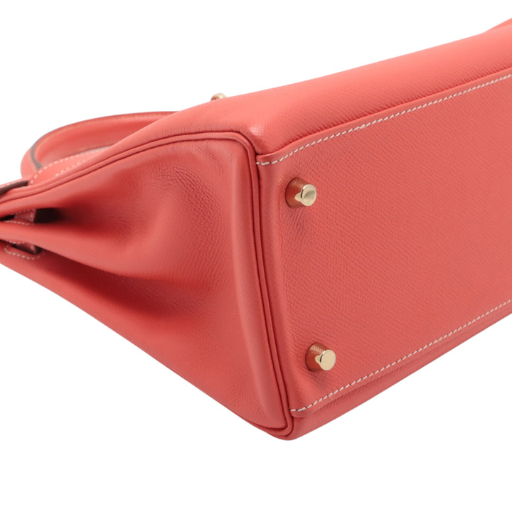 Hermès Epsom Candy Kelly II Retourne 32 Rose – GABY PARIS Authentique