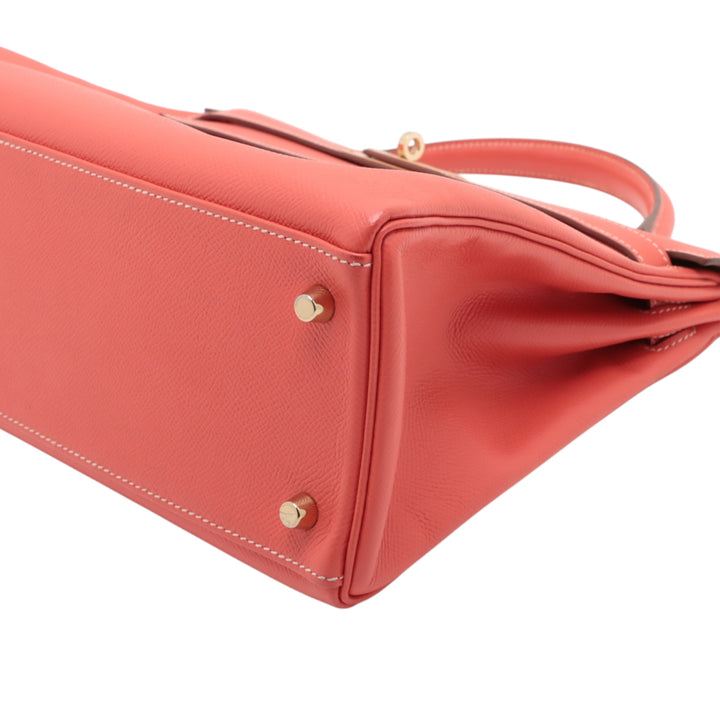 Hermès Epsom Candy Kelly II Retourne 32 Rose – GABY PARIS Authentique