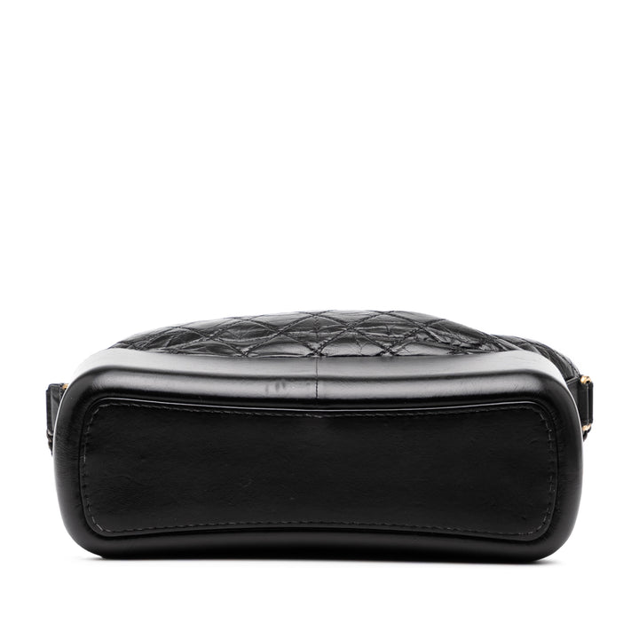 Chanel Medium Aged Cuir de veau Gabrielle Sac porté croisé Noir – GABY PARIS Authentique