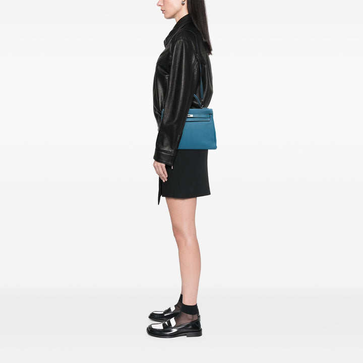 Hermès Togo Kelly II Retourne 32 Bleu – GABY PARIS Authentique