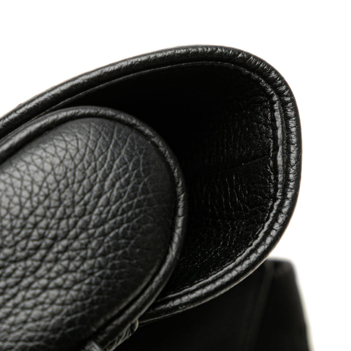 Dior Kim Jones Grained Cuir de veau Saddle Bag Noir – GABY PARIS Authentique