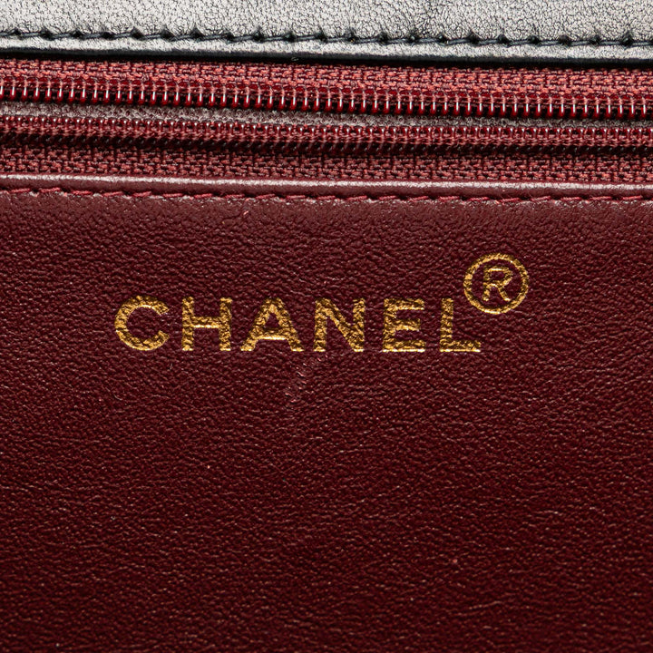 Chanel Medium CC Quilted Cuir d’agneau Single Flap Noir – GABY PARIS Authentique