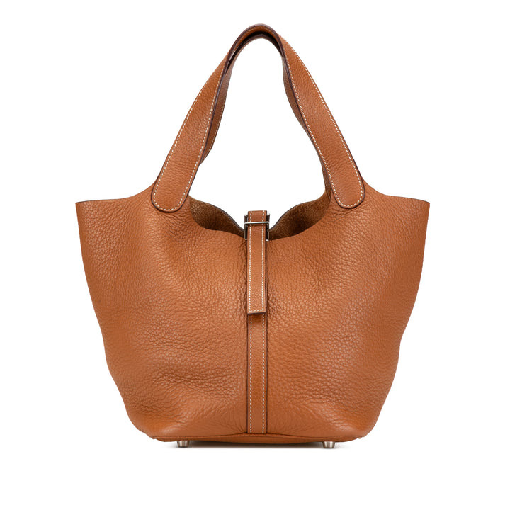 Hermès Clemence Picotin 22 Marron