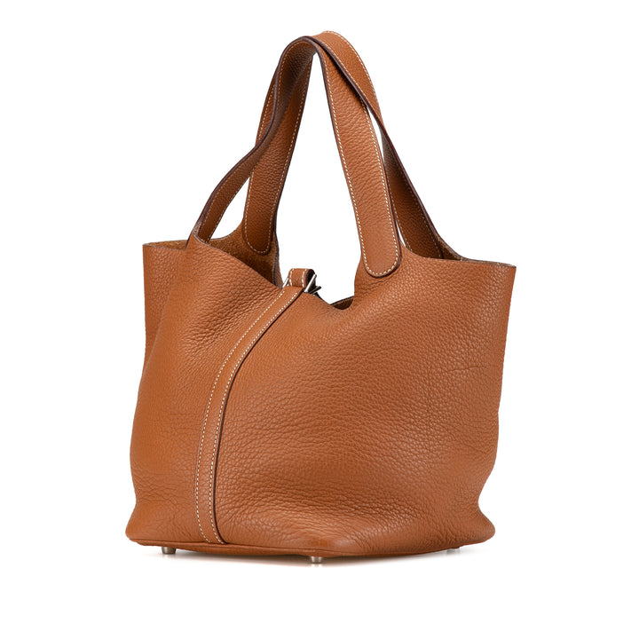 Hermès Clemence Picotin 22 Marron