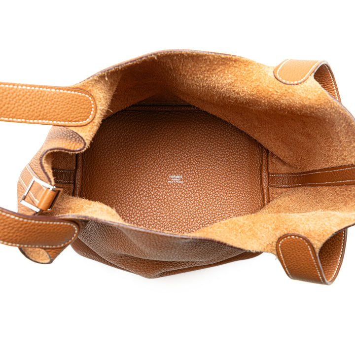 Hermès Clemence Picotin 22 Marron