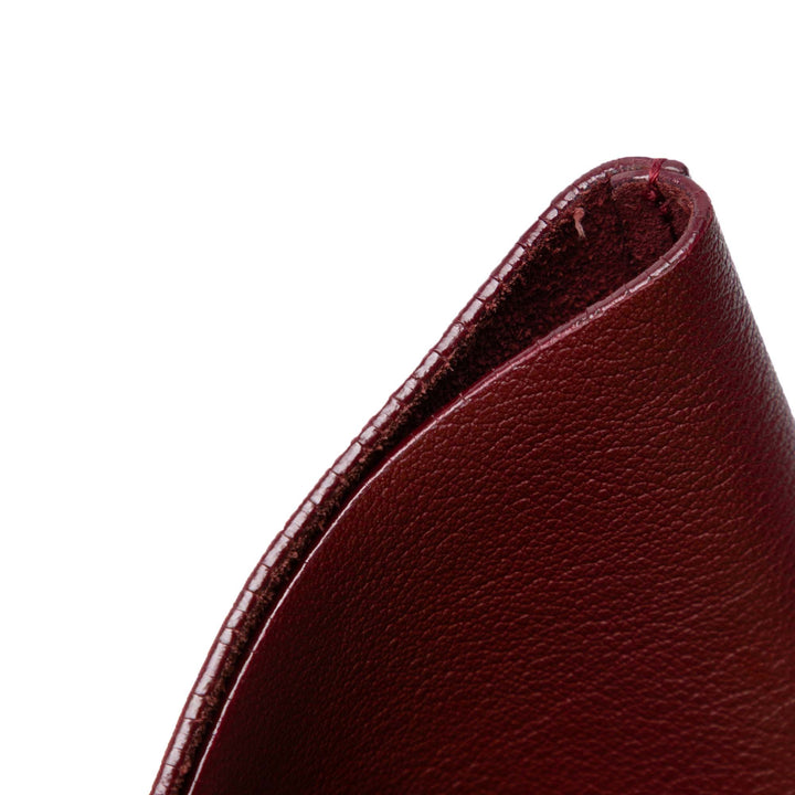 Saint Laurent Cuir North South Shopper Cabas Rouge – GABY PARIS Authentique