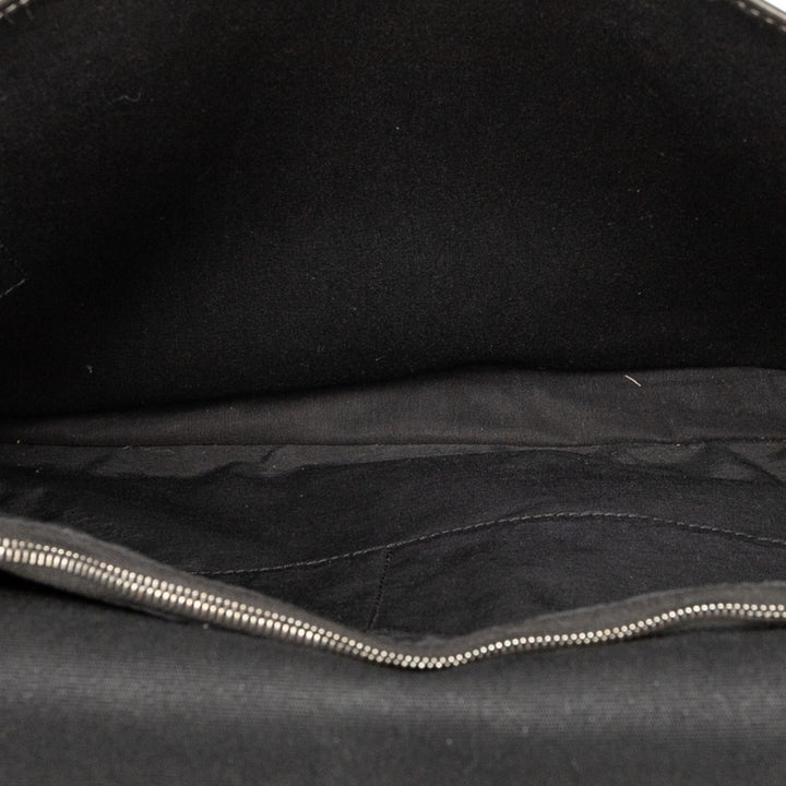 Hermès Toile Officier Buenaventura MM Noir – GABY PARIS Authentique