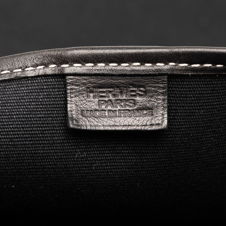 Hermès Toile Officier Buenaventura MM Noir – GABY PARIS Authentique