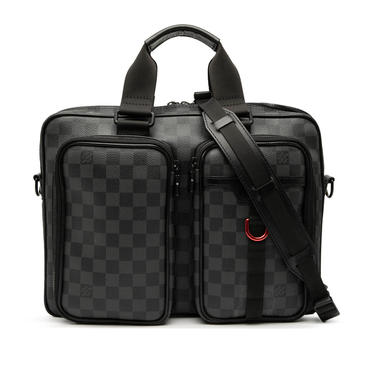 Louis Vuitton Damier Graphite Utility Business Bag Noir – GABY PARIS Authentique