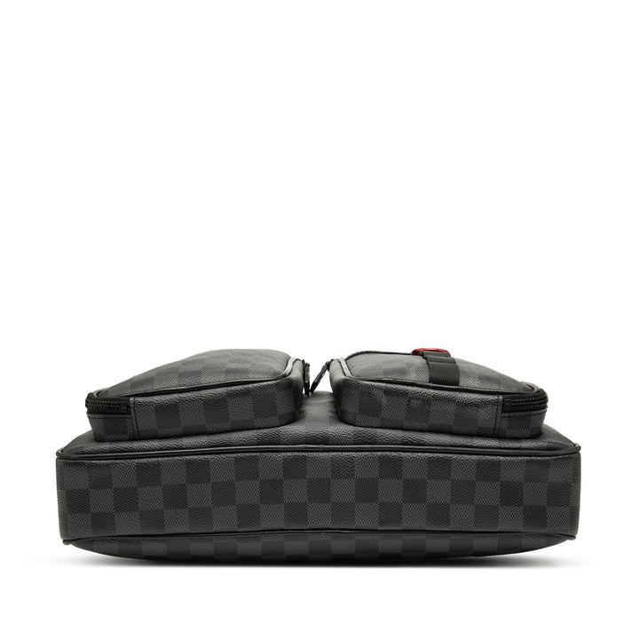 Louis Vuitton Damier Graphite Utility Business Bag Noir – GABY PARIS Authentique