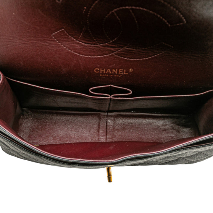 Chanel Jumbo Classic Caviar Double rabat Noir – GABY PARIS Authentique