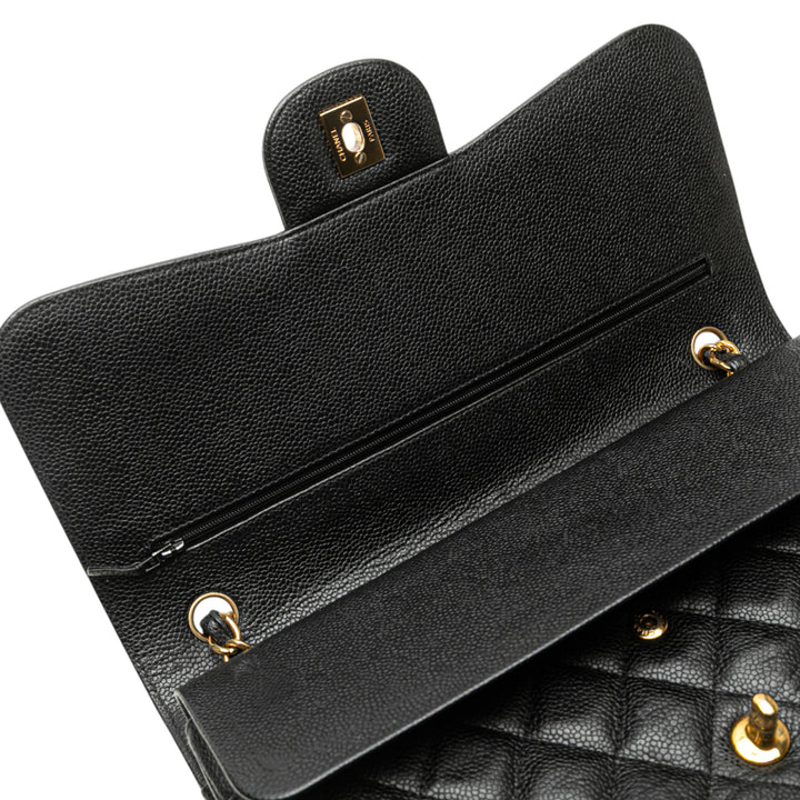 Chanel Jumbo Classic Caviar Double rabat Noir – GABY PARIS Authentique
