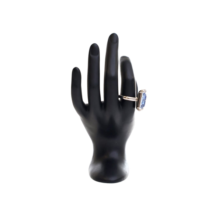 Louis Vuitton Monogram Crystal Bague Argenté – GABY PARIS Authentique