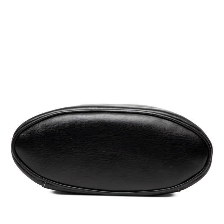 LOEWE Cuir Velasquez Twist Vanity Bag Noir – GABY PARIS Authentique