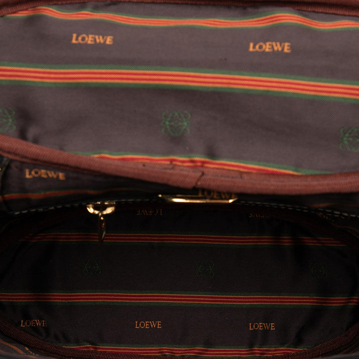 LOEWE Cuir Velasquez Twist Vanity Bag Noir – GABY PARIS Authentique