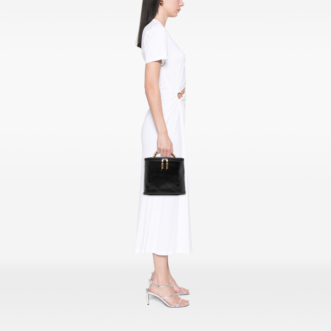 LOEWE Cuir Velasquez Twist Vanity Bag Noir – GABY PARIS Authentique