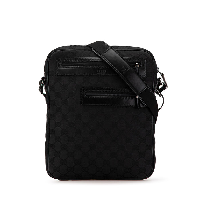 Gucci GG Toile Sac porté croisé Noir – GABY PARIS Authentique