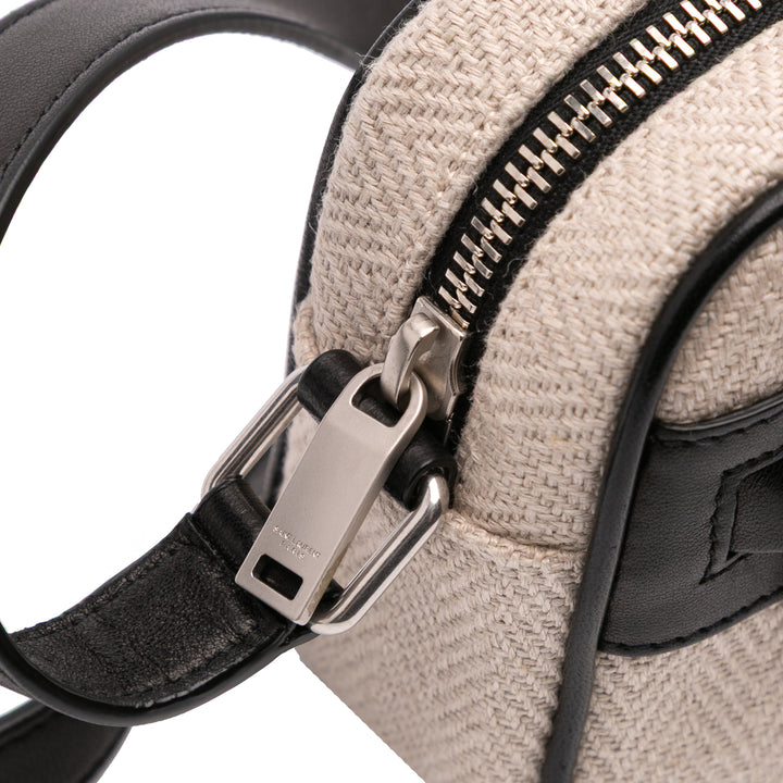 Saint Laurent Small Toile Camp Camera Bag Marron – GABY PARIS Authentique