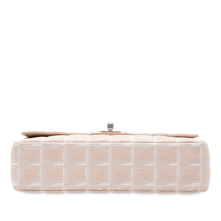 Chanel Medium New Travel Line Nylon Simple rabat Marron – GABY PARIS Authentique