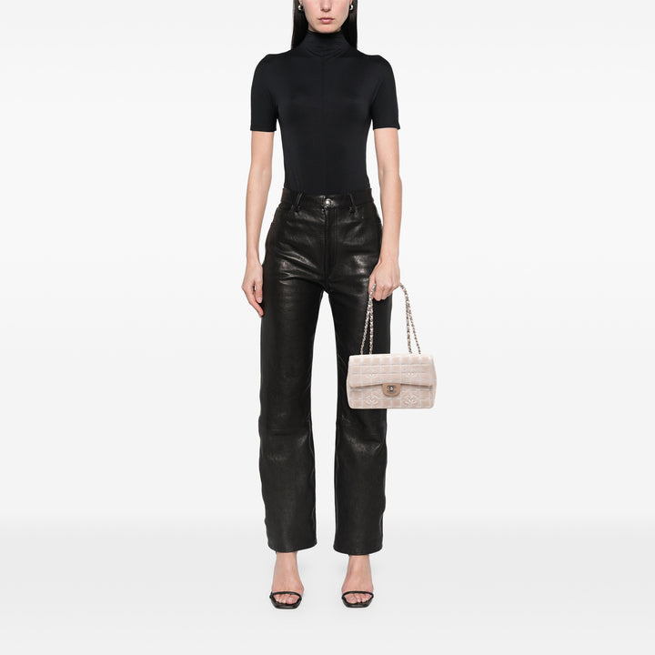Chanel Medium New Travel Line Nylon Simple rabat Marron – GABY PARIS Authentique