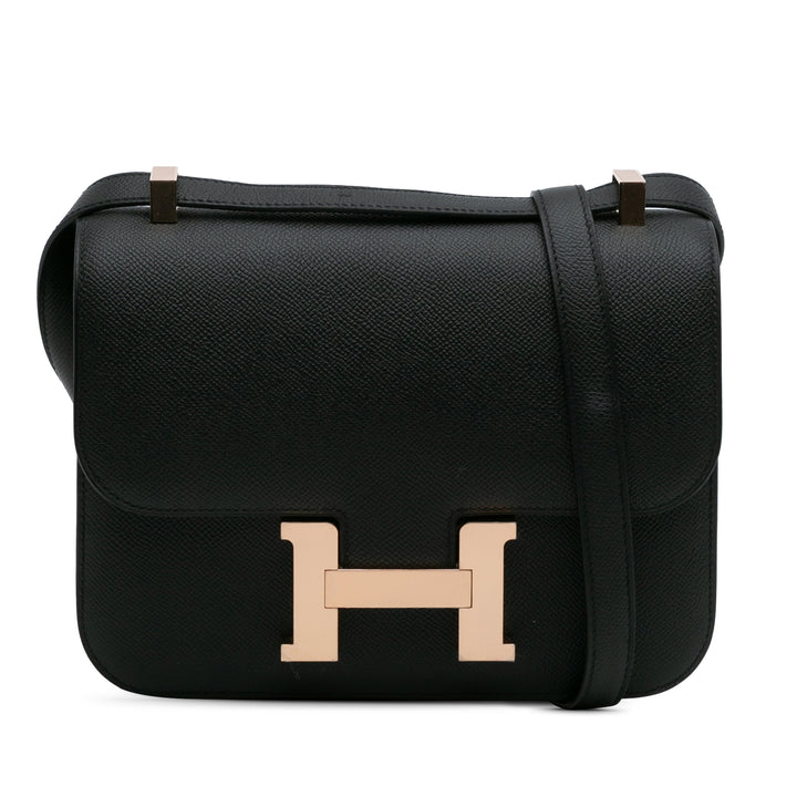 Hermès Epsom Constance 24 Noir – GABY PARIS Authentique