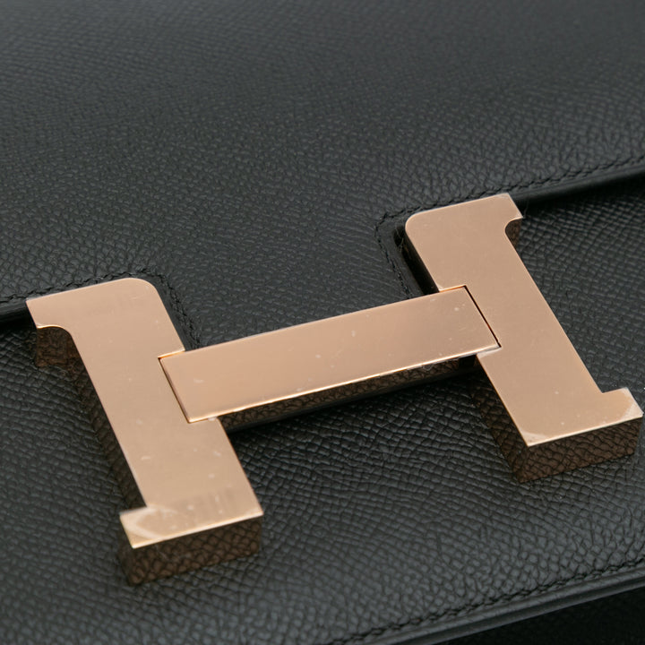 Hermès Epsom Constance 24 Noir – GABY PARIS Authentique