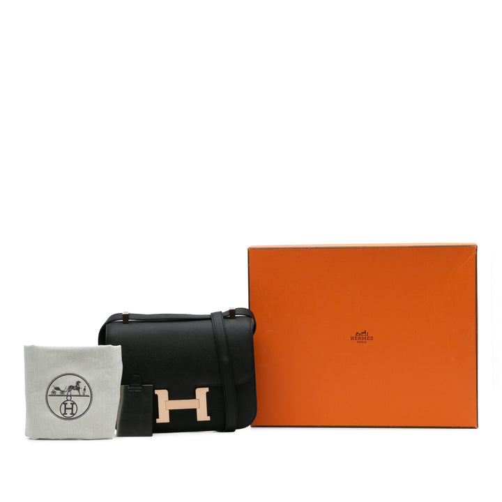 Hermès Epsom Constance 24 Noir – GABY PARIS Authentique
