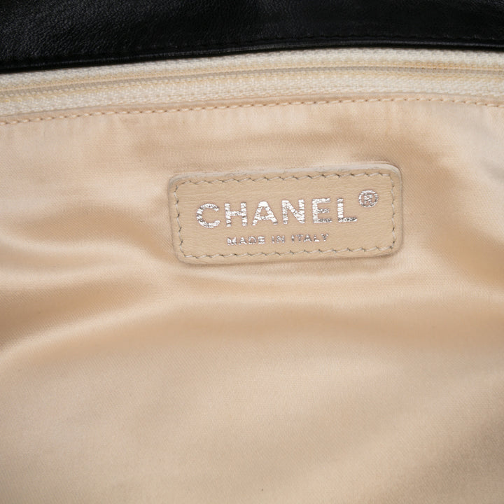 Chanel Quilted Cuir d’agneau East West Accordion Flap Noir – GABY PARIS Authentique