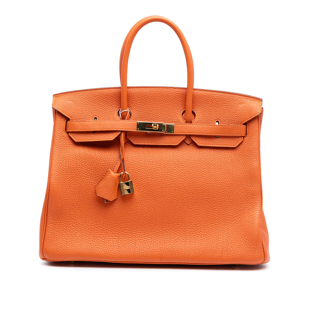 Hermès Togo Birkin Retourne 35 Orange – GABY PARIS Authentique