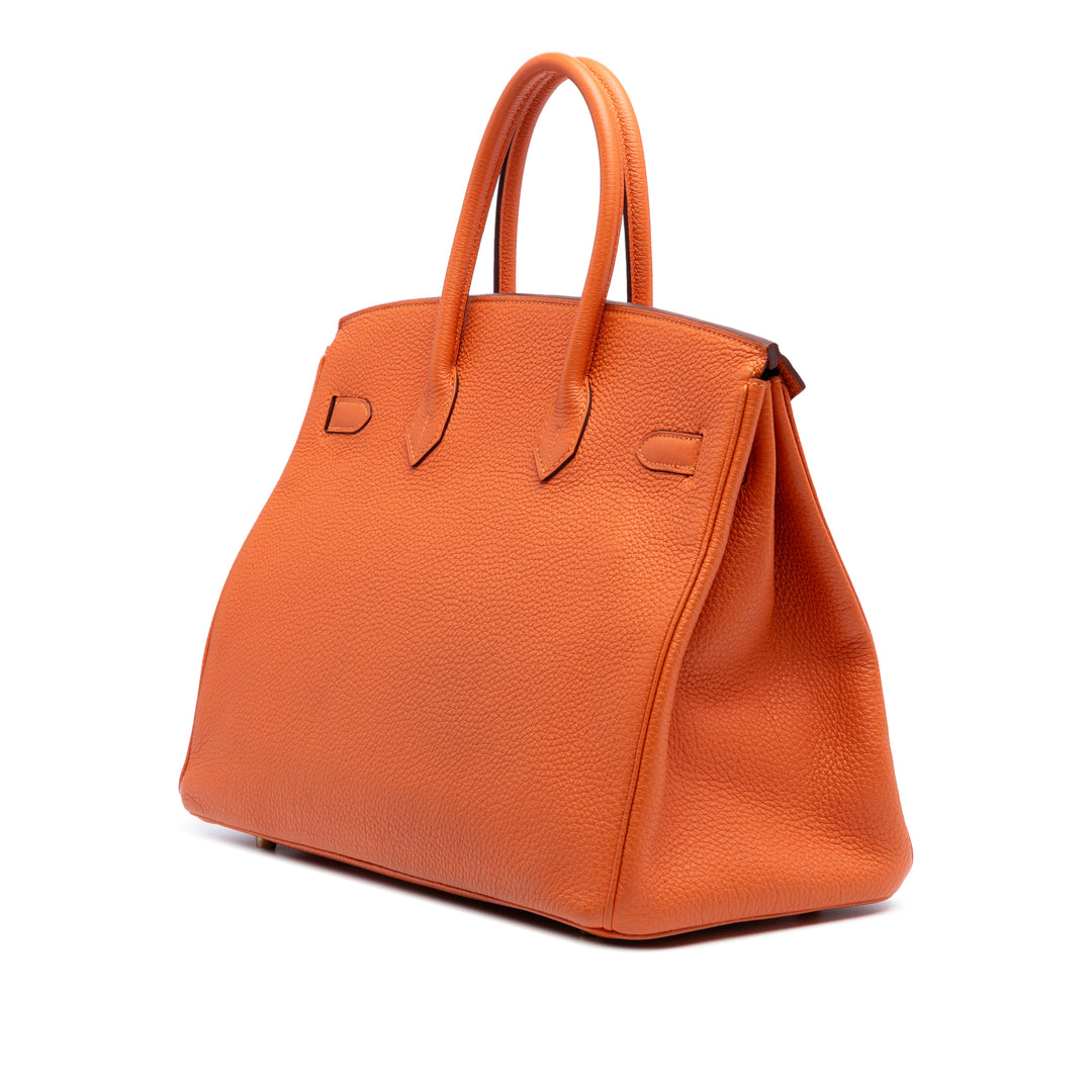Hermès Togo Birkin Retourne 35 Orange – GABY PARIS Authentique