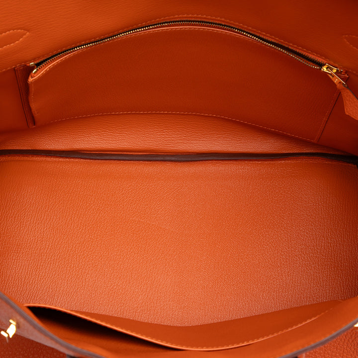 Hermès Togo Birkin Retourne 35 Orange – GABY PARIS Authentique